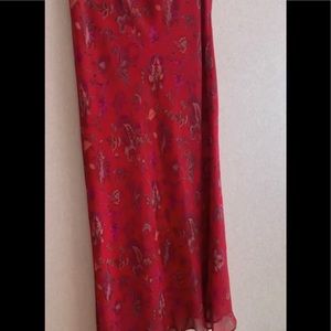 Vintage long flowy skirt